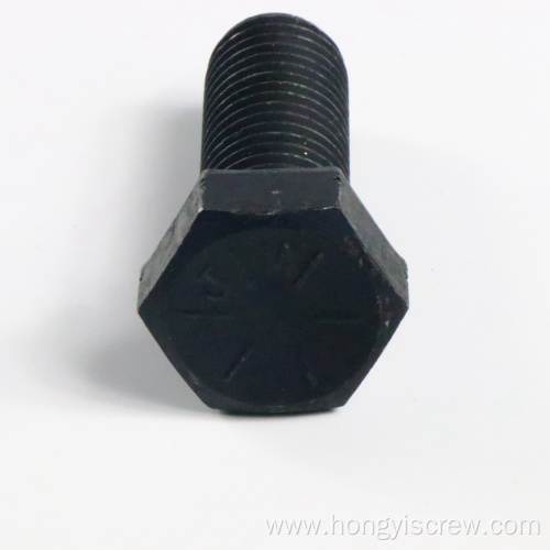 Black Oxide DIN933 A325 With Hole Hex Bolt